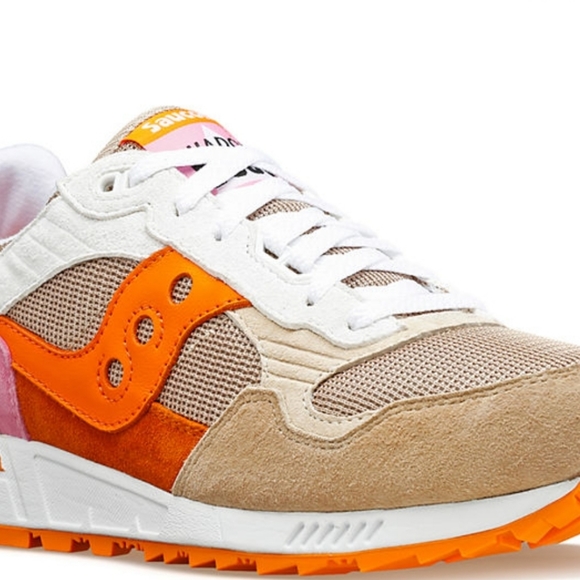 Saucony Shadow 5000 Tan/Orange Men Size 13 New - Picture 5 of 12